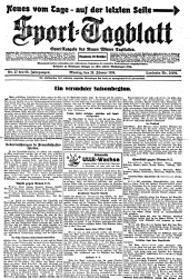 (Wiener) Sporttagblatt