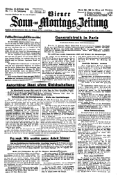 Wiener Sonn- und Montags-Zeitung