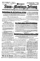 Wiener Sonn- und Montags-Zeitung