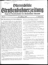 Österreichische Straßenbahnerzeitung