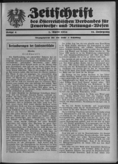 Zeitschrift d. Österr. Reichs-Verbandes f. Feuerwehr- und Rettungswesen