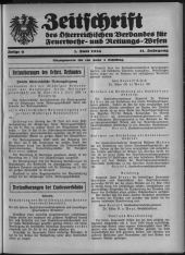 Zeitschrift d. Österr. Reichs-Verbandes f. Feuerwehr- und Rettungswesen