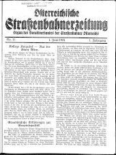 Österreichische Straßenbahnerzeitung