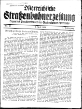 Österreichische Straßenbahnerzeitung