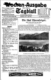 Neues Wiener Tagblatt (Wochen-Ausgabei)