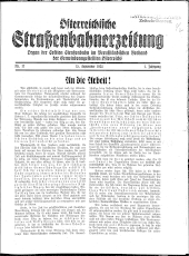 Österreichische Straßenbahnerzeitung