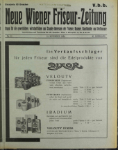 Neue Wiener Friseur-Zeitung