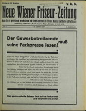 Neue Wiener Friseur-Zeitung