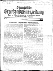 Österreichische Straßenbahnerzeitung