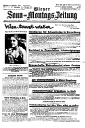 Wiener Sonn- und Montags-Zeitung