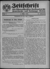 Zeitschrift d. Österr. Reichs-Verbandes f. Feuerwehr- und Rettungswesen