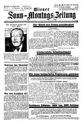 Wiener Sonn- und Montags-Zeitung