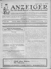 Oesterreichische Buchhändler-Correspondenz