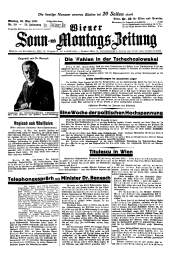 Wiener Sonn- und Montags-Zeitung