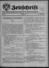 Zeitschrift d. Österr. Reichs-Verbandes f. Feuerwehr- und Rettungswesen