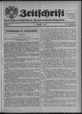 Zeitschrift d. Österr. Reichs-Verbandes f. Feuerwehr- und Rettungswesen