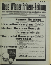 Neue Wiener Friseur-Zeitung