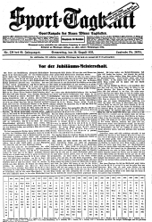 (Wiener) Sporttagblatt