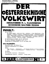 Der österreichische Volkswirt