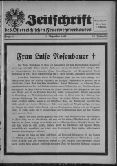 Zeitschrift d. Österr. Reichs-Verbandes f. Feuerwehr- und Rettungswesen