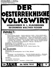 Der österreichische Volkswirt