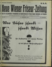 Neue Wiener Friseur-Zeitung