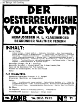 Der österreichische Volkswirt