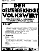 Der österreichische Volkswirt