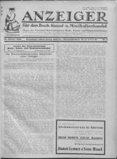 Oesterreichische Buchhändler-Correspondenz