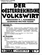 Der österreichische Volkswirt