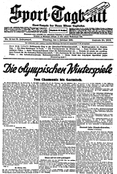 (Wiener) Sporttagblatt