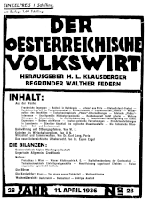 Der österreichische Volkswirt