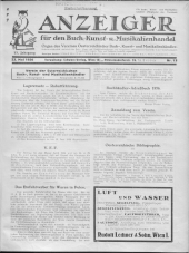 Oesterreichische Buchhändler-Correspondenz