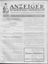 Oesterreichische Buchhändler-Correspondenz