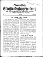 Österreichische Straßenbahnerzeitung