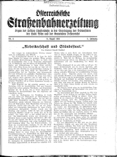 Österreichische Straßenbahnerzeitung