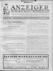 Oesterreichische Buchhändler-Correspondenz