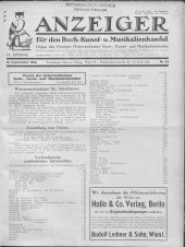 Oesterreichische Buchhändler-Correspondenz