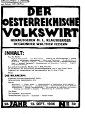 Der österreichische Volkswirt