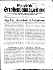 Österreichische Straßenbahnerzeitung