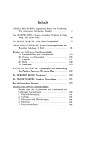 Übersicht: Inhaltsverzeichnis