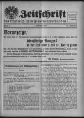 Zeitschrift d. Österr. Reichs-Verbandes f. Feuerwehr- und Rettungswesen