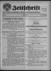 Zeitschrift d. Österr. Reichs-Verbandes f. Feuerwehr- und Rettungswesen