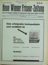 Neue Wiener Friseur-Zeitung