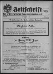 Zeitschrift d. Österr. Reichs-Verbandes f. Feuerwehr- und Rettungswesen