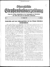 Österreichische Straßenbahnerzeitung