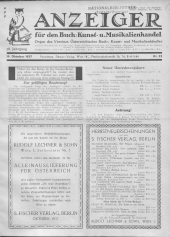 Oesterreichische Buchhändler-Correspondenz