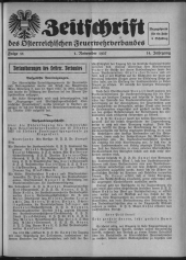 Zeitschrift d. Österr. Reichs-Verbandes f. Feuerwehr- und Rettungswesen