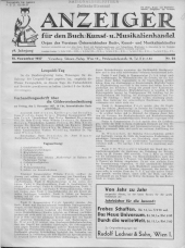 Oesterreichische Buchhändler-Correspondenz