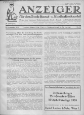 Oesterreichische Buchhändler-Correspondenz